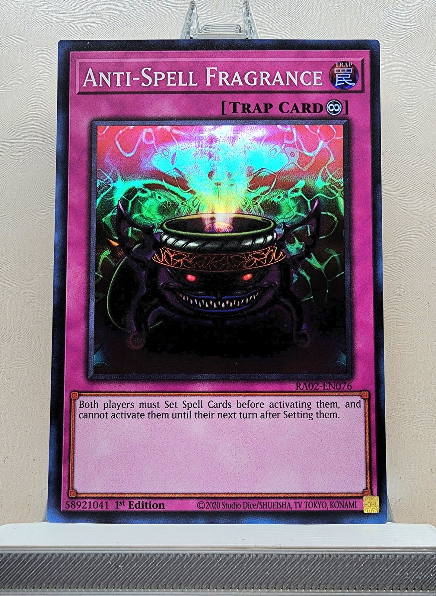 Yugioh! 1x Anti-Spell Fragrance (RA02 - Super Rare) 1st Edition