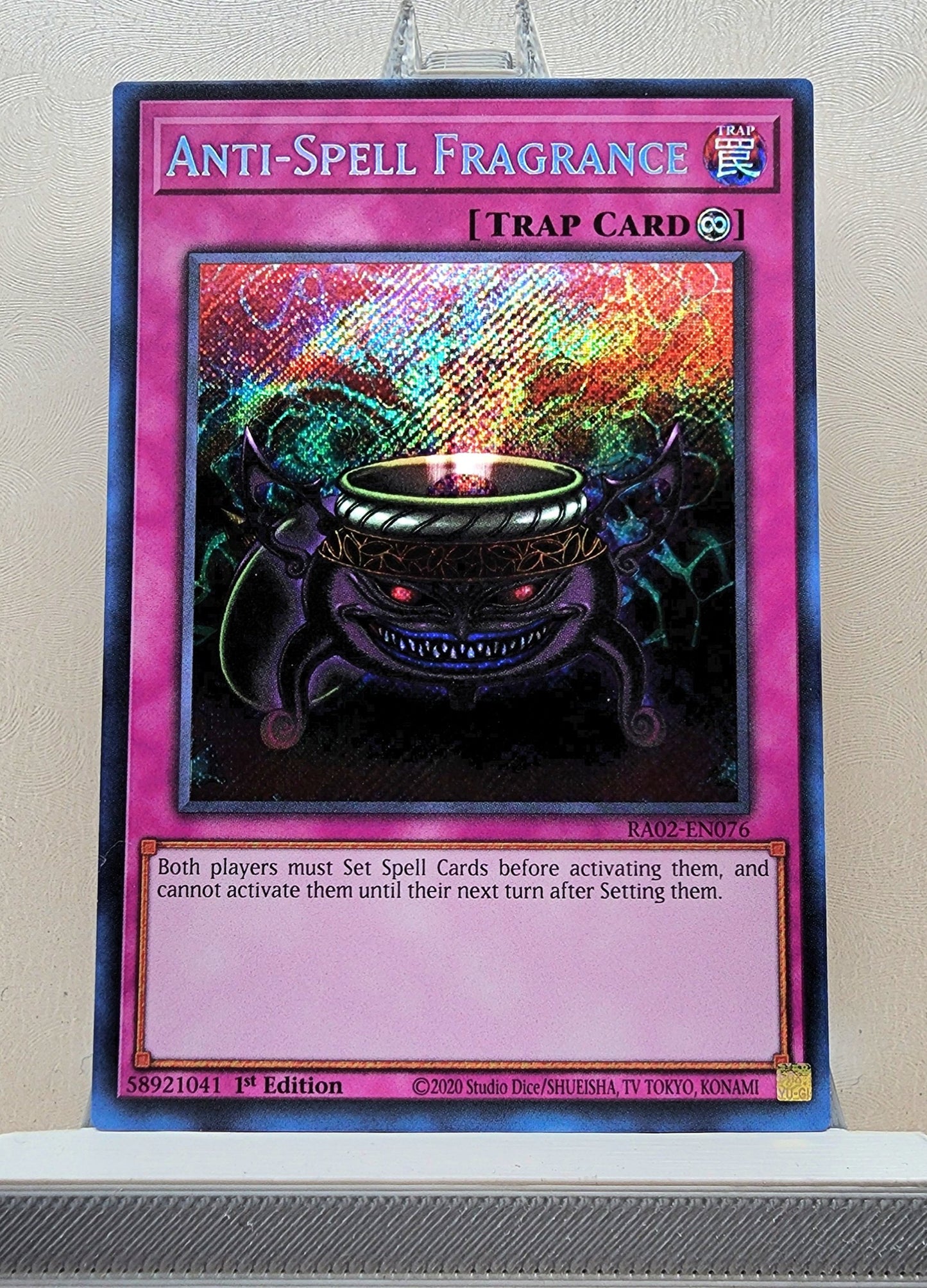 Yugioh! 1x Anti-Spell Fragrance (RA02 - Secret Rare) 1st Edition