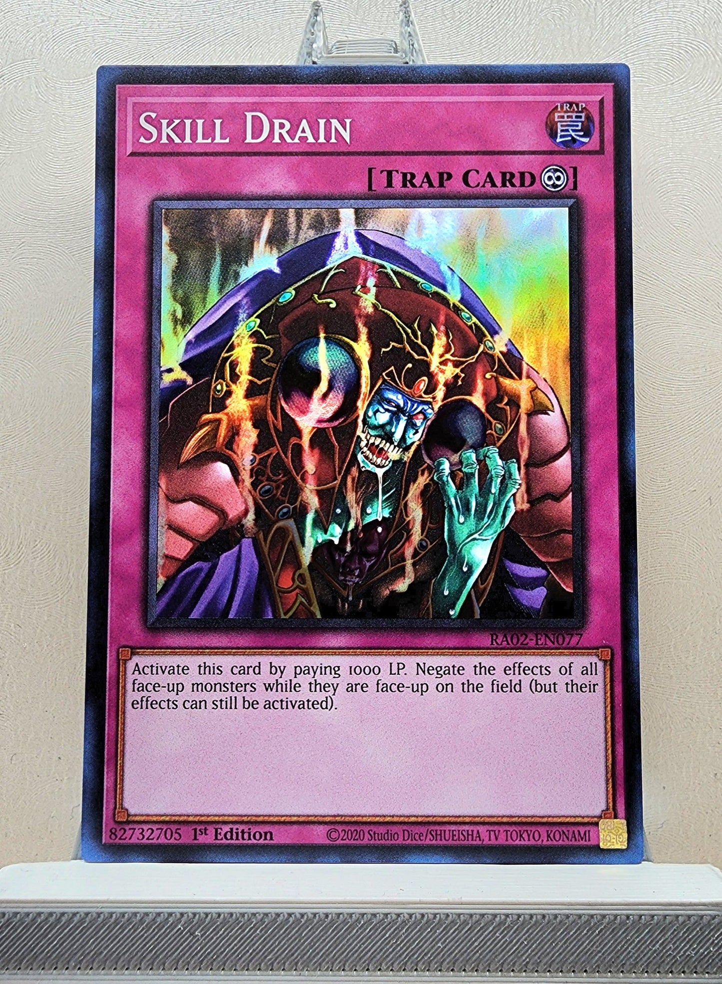 Yugioh! 1x Skill Drain (RA02 - Super Rare) 1st Edition