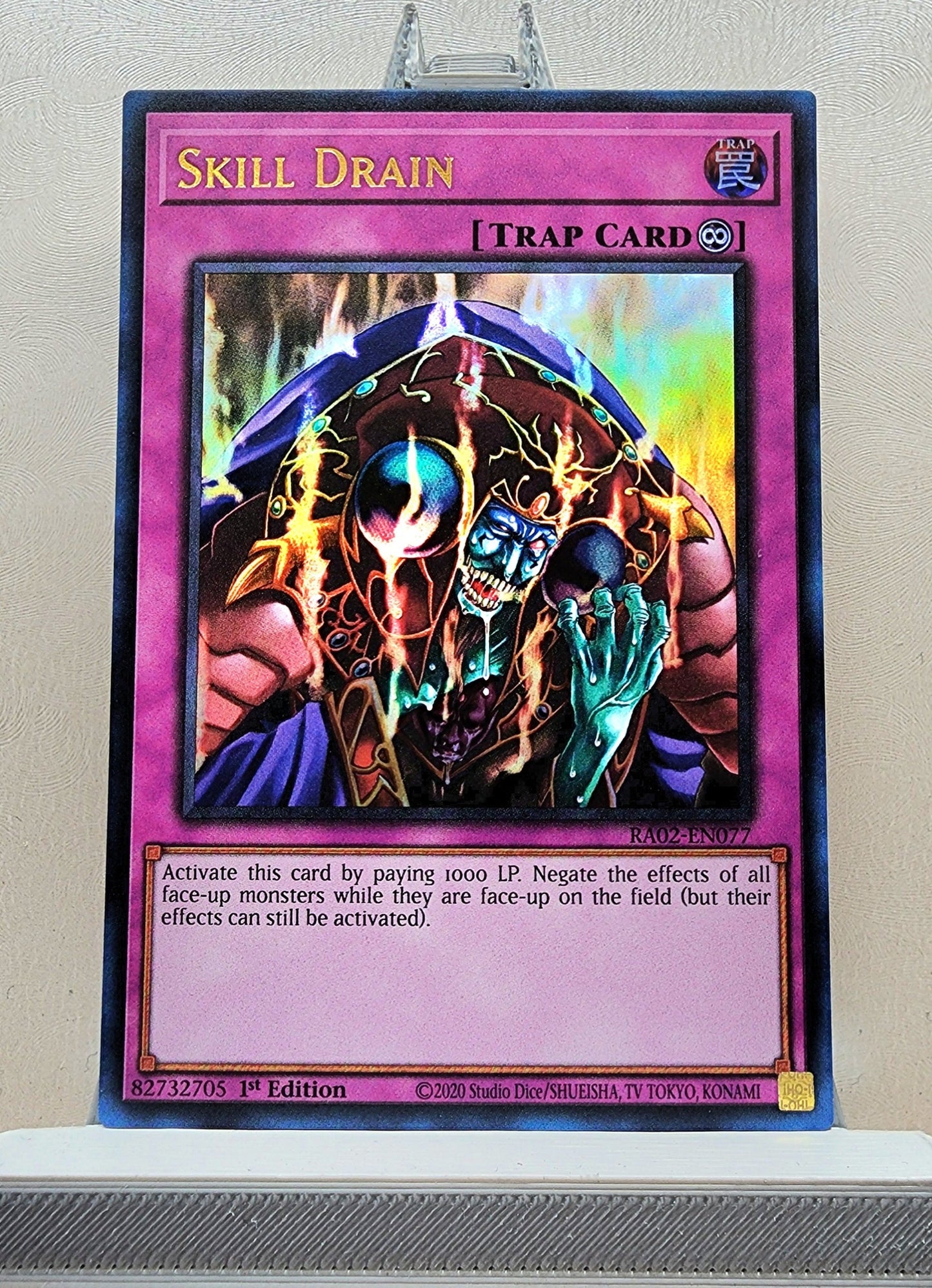 Yugioh! 1x Skill Drain (RA02 - Ultra Rare) 1st Edition