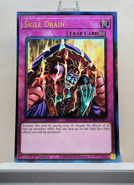 Yugioh! 1x Skill Drain (RA02 - Prismatic Ultimate Rare) 1st Edition