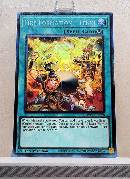 Yugioh! 1x Fire Formation - Tenki (WISU - Collectors Rare) 1st Edition