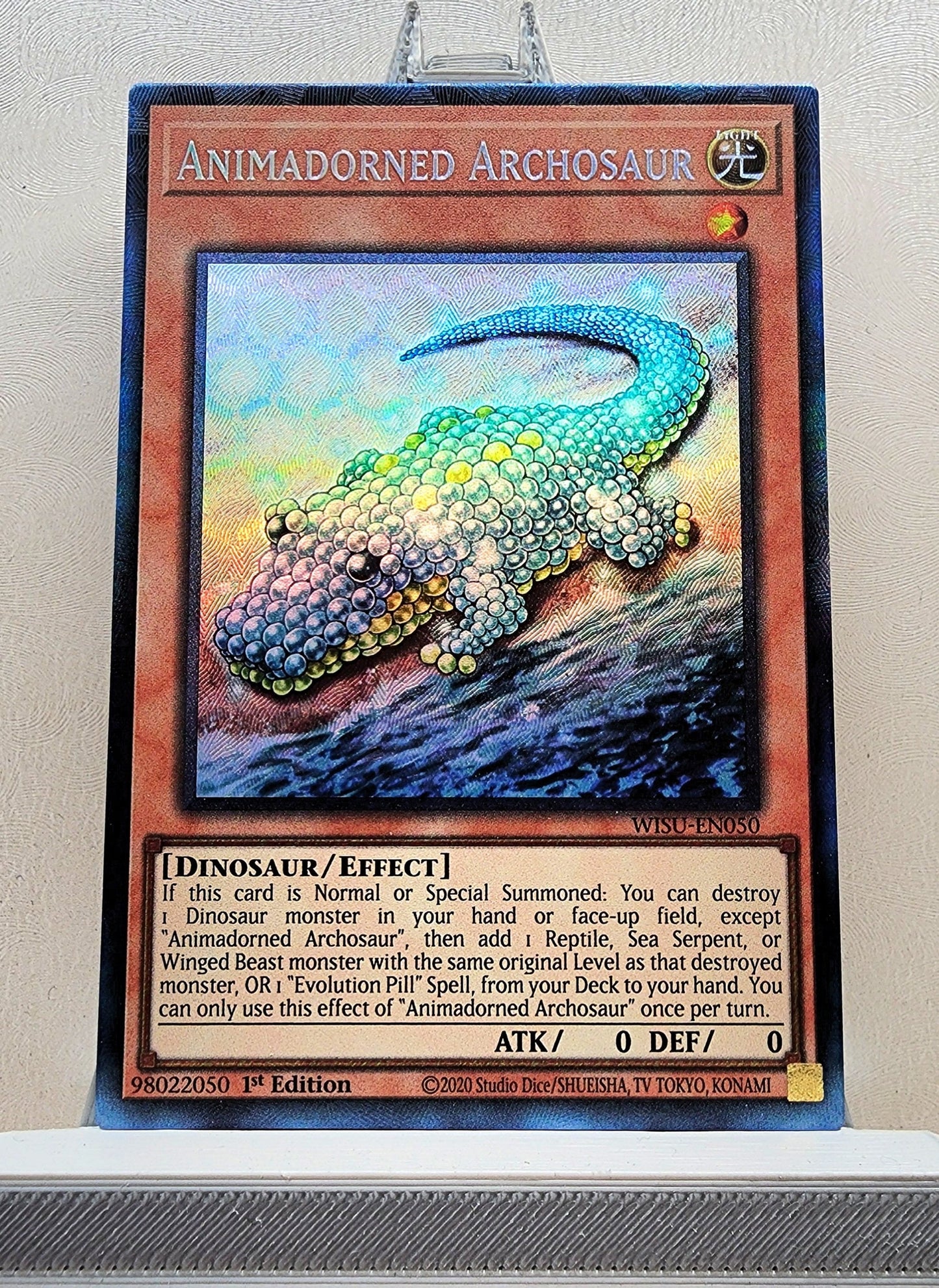 Yugioh! 1x Animadorned Archosaur (WISU - Collectors Rare) 1st Edition