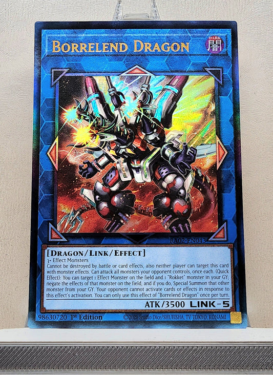 Yugioh! 1x Borrelend Dragon (RA02 - Prismatic Ultimate Rare) 1st Edition