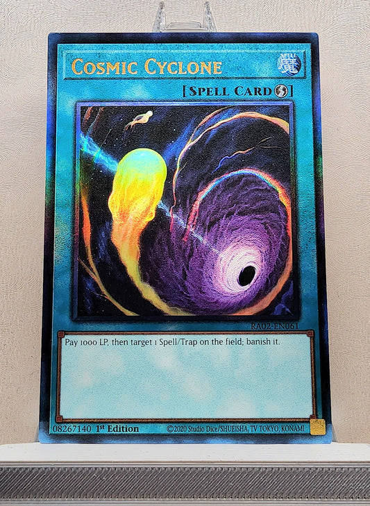 Yugioh! 1x Cosmic Cyclone (RA02 - Prismatic Ultimate Rare) 1st Edition