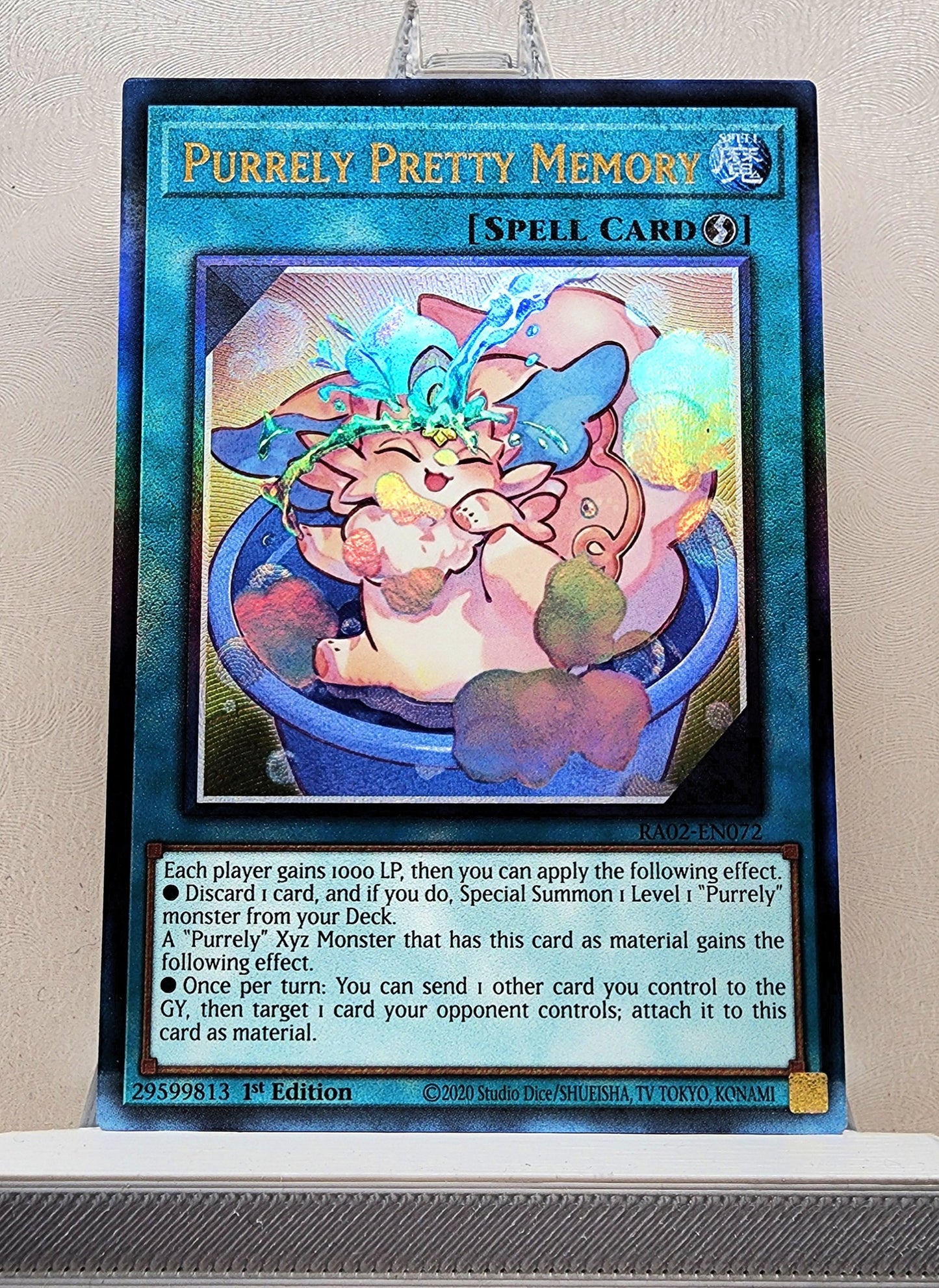 Yugioh! 1x Purrely Pretty Memory (RA02 - Prismatic Ultimate Rare) 1st Edition