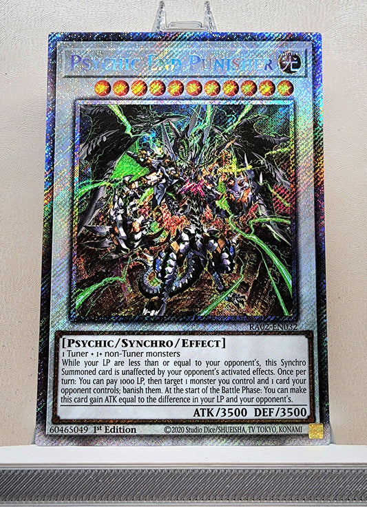 Yugioh! 1x Psychic End Punisher (RA02 - Platinum Secret Rare) 1st Edition