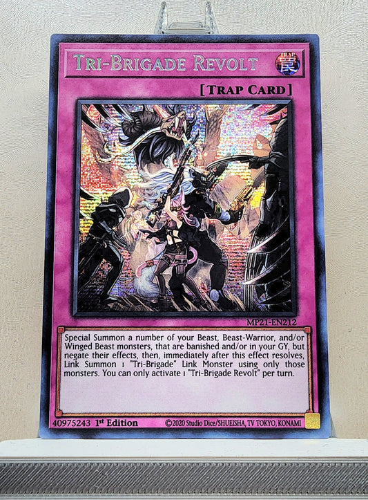 Yugioh! 1x Tri-Brigade Revolt (MP21 - Prismatic Secret Rare) 1st Edition