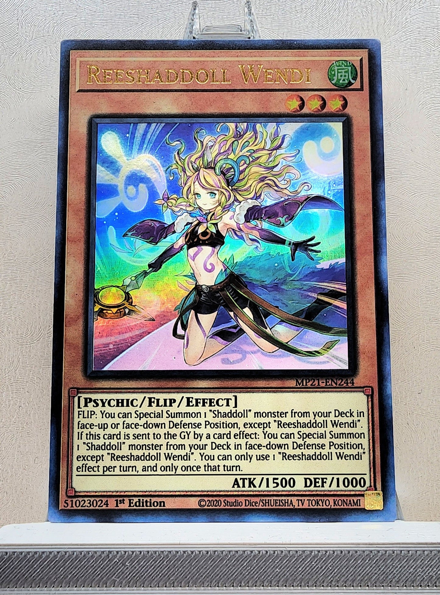 Yugioh! 1x Reeshaddoll Wendi (MP21 - Ultra Rare) 1st Edition