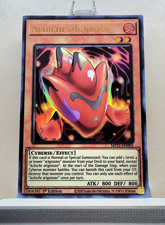 Yugioh! 1x Achichi @Ignister (MP21 - Ultra Rare) 1st Edition