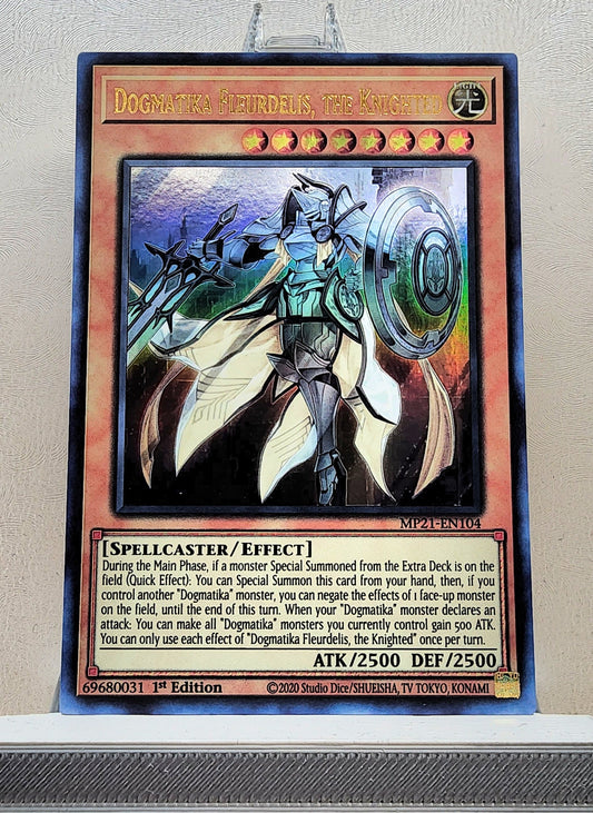 Yugioh! 1x Dogmatika Fleurdelis, the Knighted (MP21 - Ultra Rare) 1st Edition