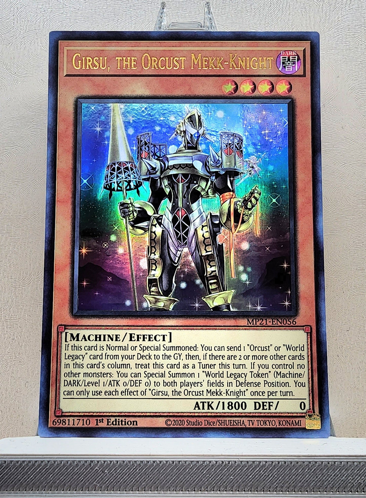 Yugioh! 1x Girsu, the Orcust Mekk-Knight (MP21 - Ultra Rare) 1st Edition