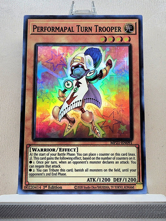 Yugioh! 1x Performapal Turn Trooper (MP21 - Super Rare) 1st Edition