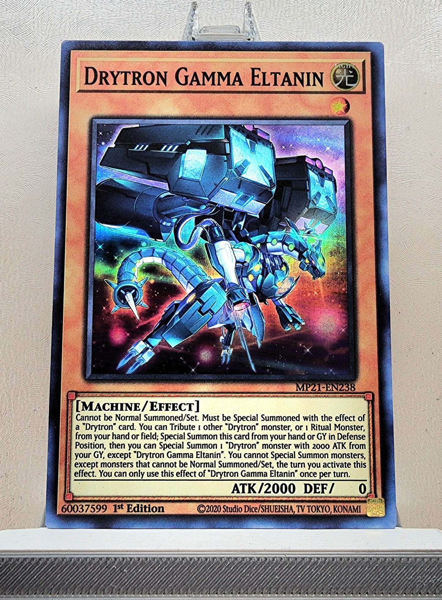 Yugioh! 1x Drytron Gamma Eltanin (MP21 - Super Rare) 1st Edition