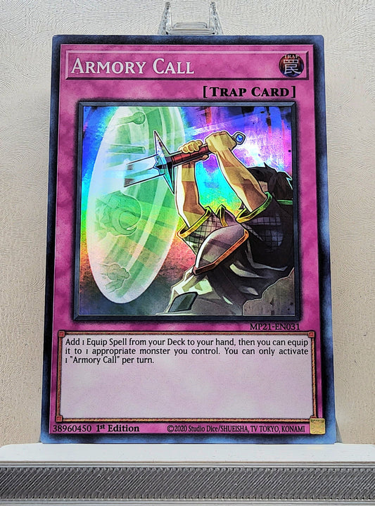 Yugioh! 1x Armory Call (MP21 - Super Rare) 1st Edition