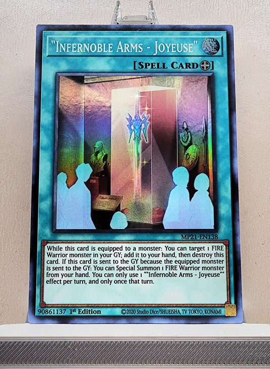 Yugioh! 1x Infernoble Arms - Joyeuse (MP21/ROTD - Super Rare) 1st Edition