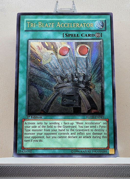 Yugioh! 1x Tri Blaze Accelerator (FOTB - Ultimate Rare) 1st Edition