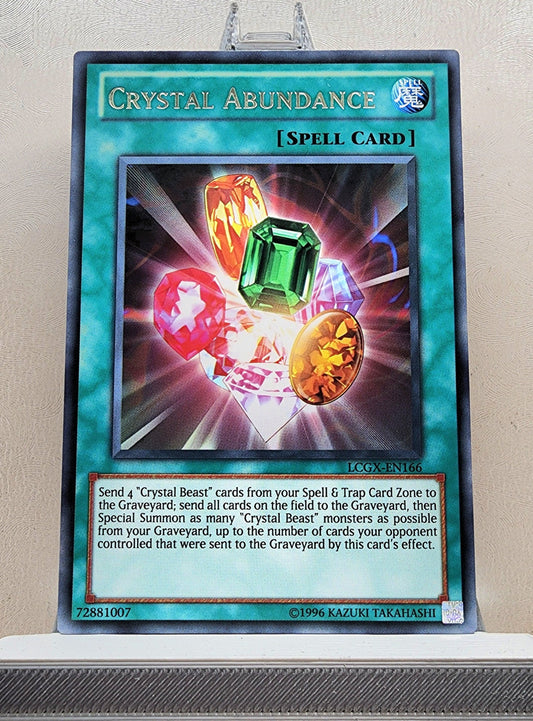 Yugioh! 1x Crystal Abundance (LCGX - Rare) Unli Edition