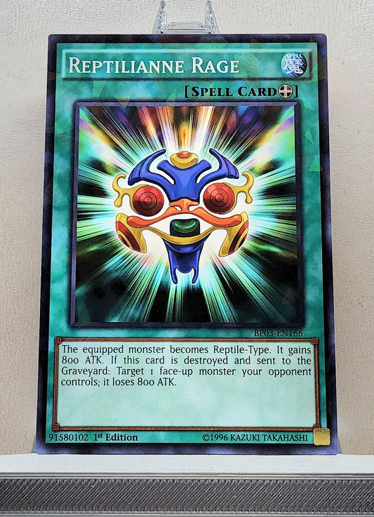 Yugioh! 1x Reptilianne Rage (BP03 - Shatterfoil Rare) 1st Edition