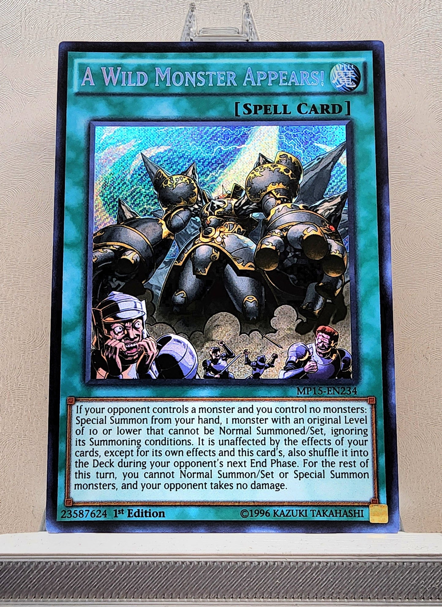 Yugioh! 1x A Wild Monster Appears (MP15 - Secret Rare) 1st Edition