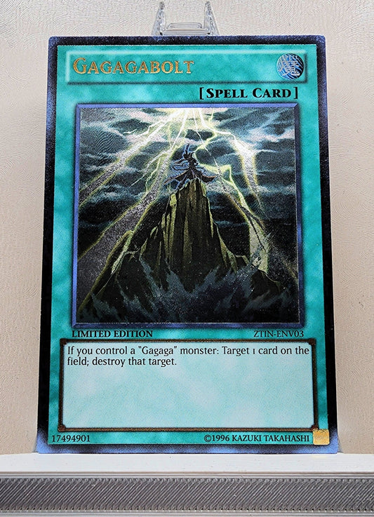 Yugioh! 1x Gagagabolt (ZTIN - Ultimate Rare) Limited Edition