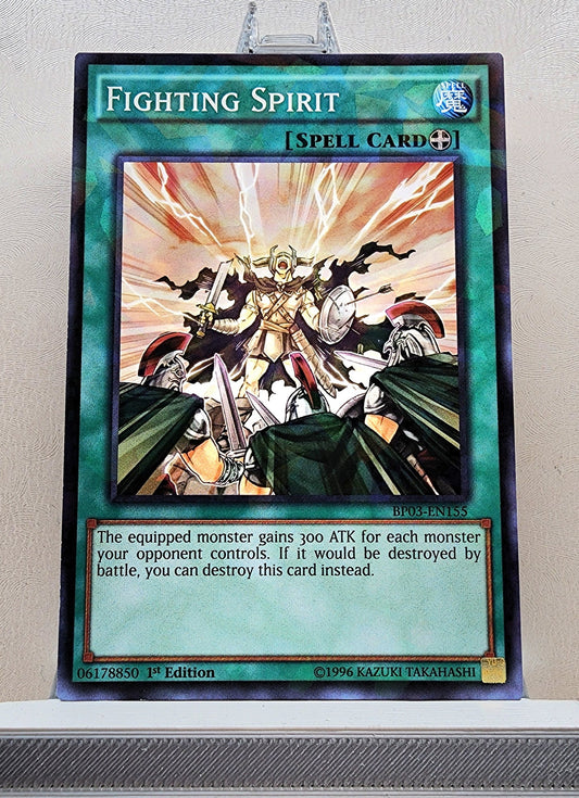 Yugioh! 1x Fighting Spirit (BP03 - Shatterfoil Rare) 1st Edition