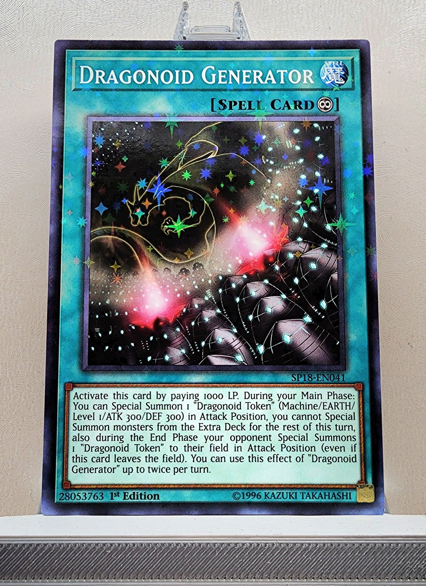 Yugioh! 1x Dragonoid Generator (SP18 - Starfoil Rare) 1st Edition