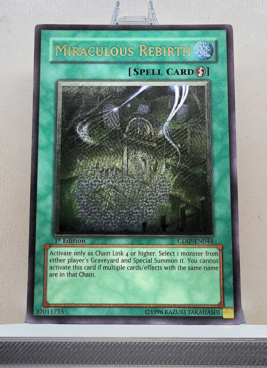 Yugioh! 1x Miraculous Rebirth (CDIP - Ultimate Rare) 1st Edition