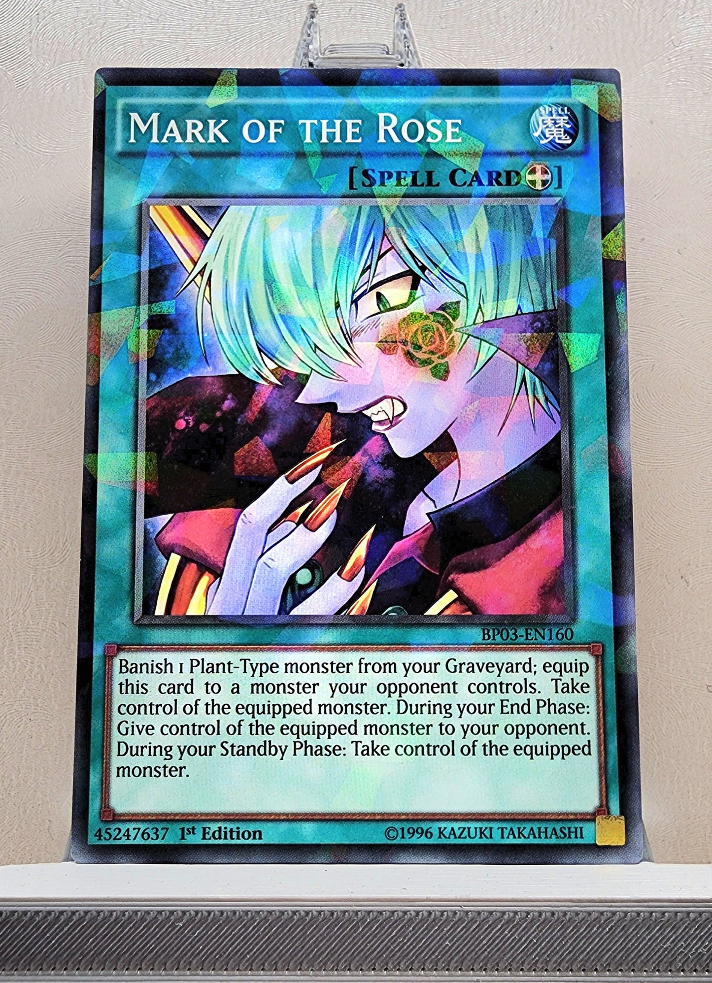 Yugioh! 1x Mark of the Rose (BP03 - Shatterfoil Rare) 1st Edition