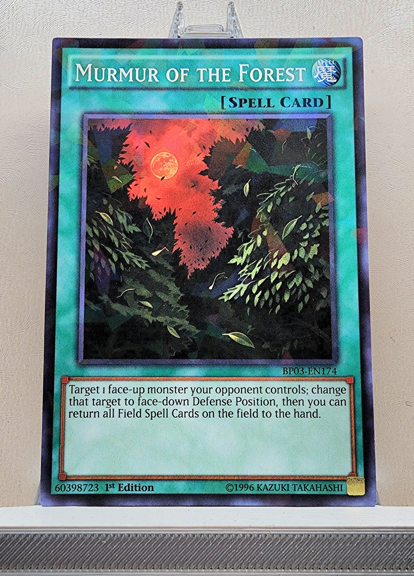 Yugioh! 1x Murmur of the Forest (BP03 - Shatterfoil Rare) 1st Edition