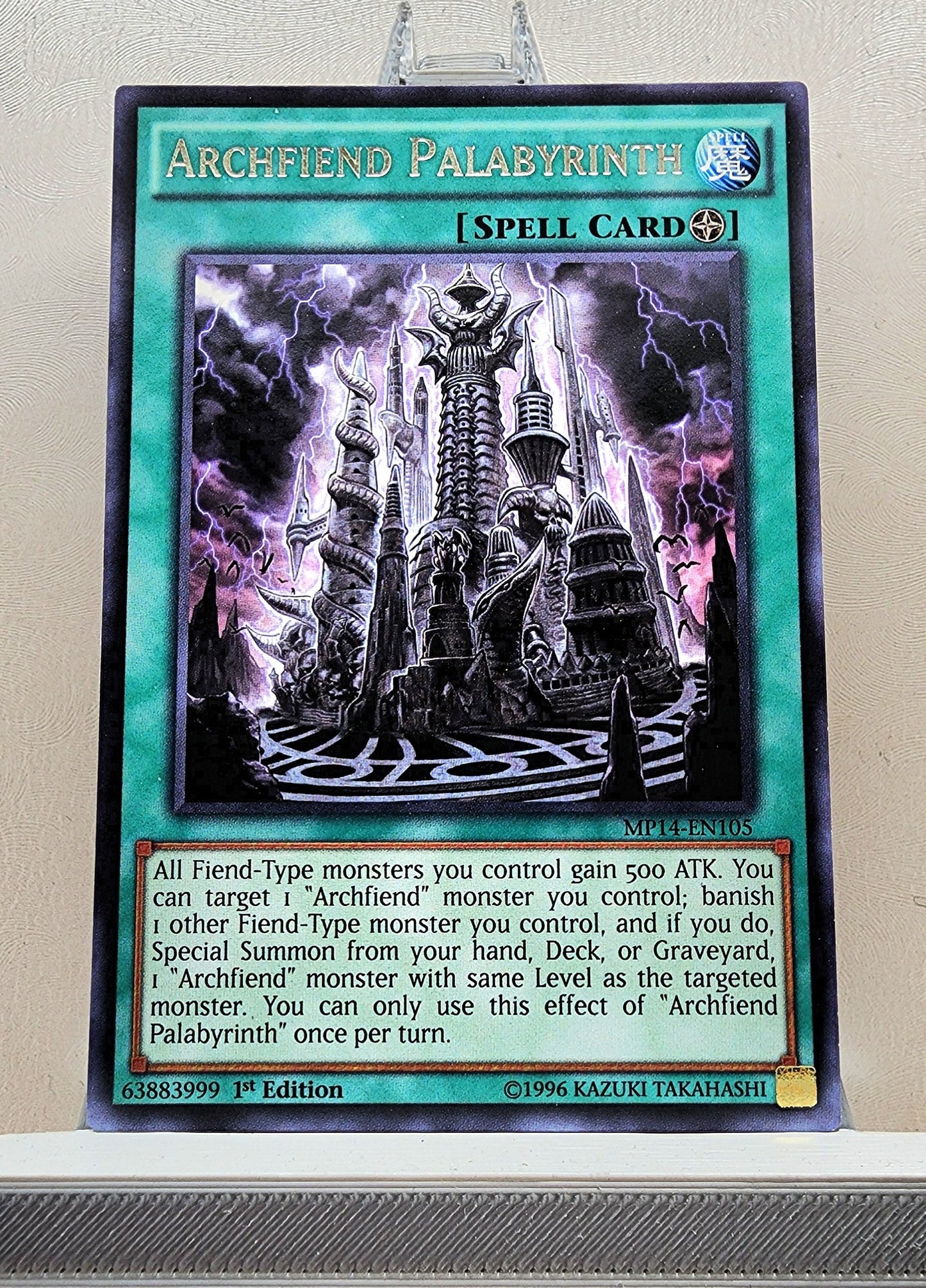 Yugioh! 1x Archfiend Palabyrinth (MP14 - Rare) 1st Edition