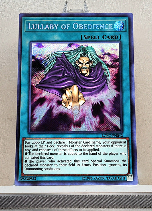 Yugioh! 1x Lullaby of Obedience (LCKC - Secret Rare) Unli Edition