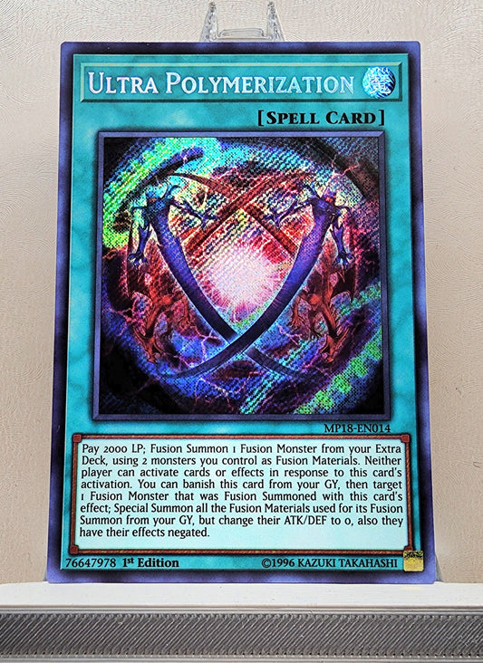 Yugioh! 1x Ultra Polymerization (MP18 - Secret Rare) 1st Edition