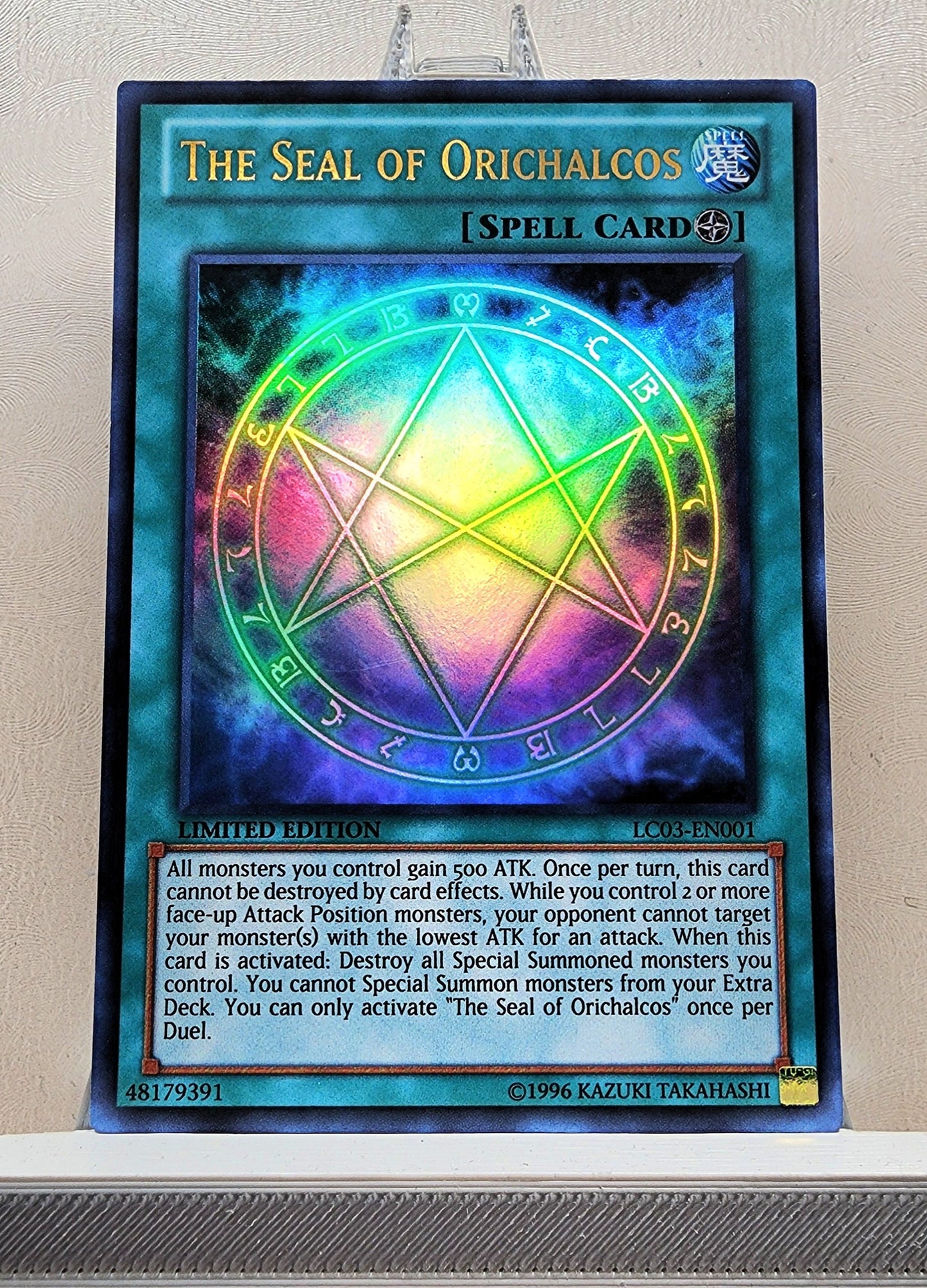 Yugioh! 1x The Seal of Orichalcos (LC03 - Ultra Rare) Limited Edition