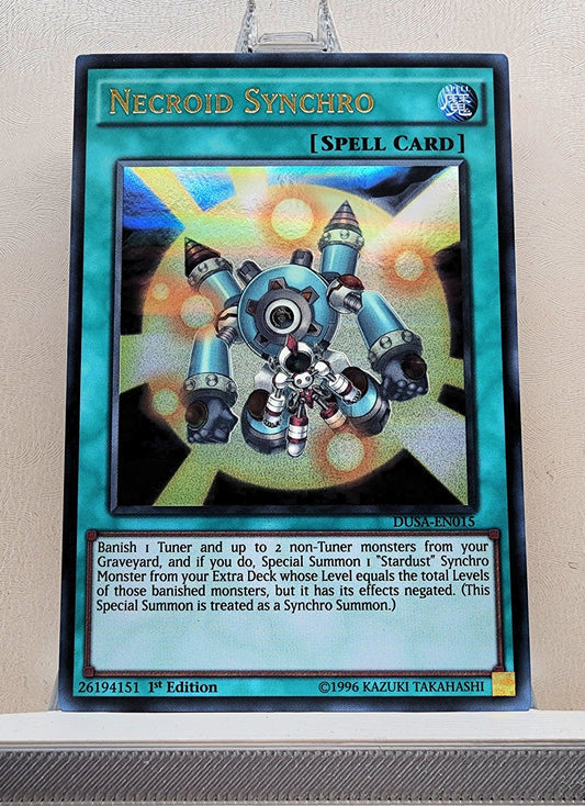 Yugioh! 1x Necroid Synchro (DUSA - Ultra Rare) 1st Edition