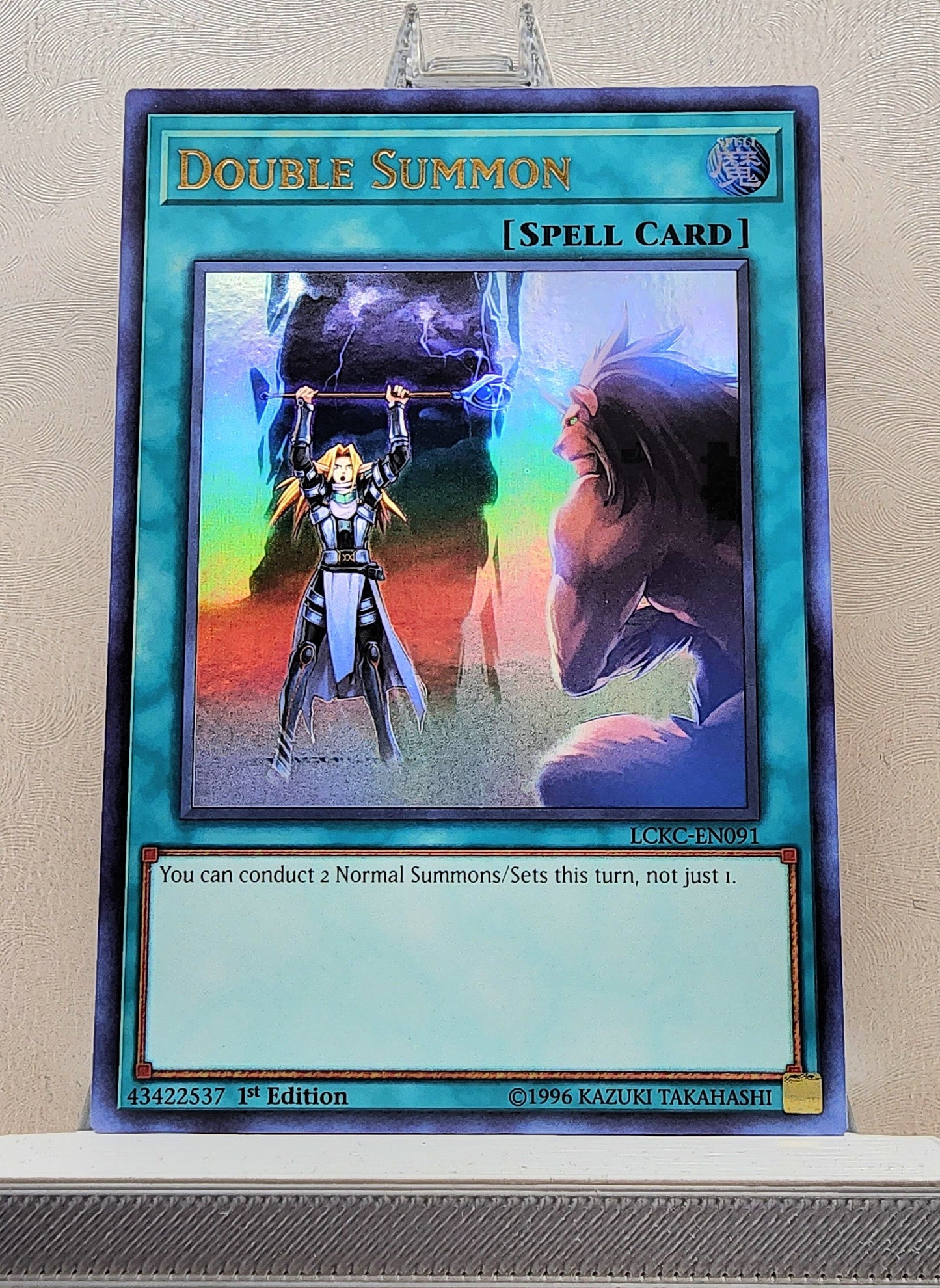 Yugioh! 1x Double Summon (LCKC - Ultra Rare) 1st Edition