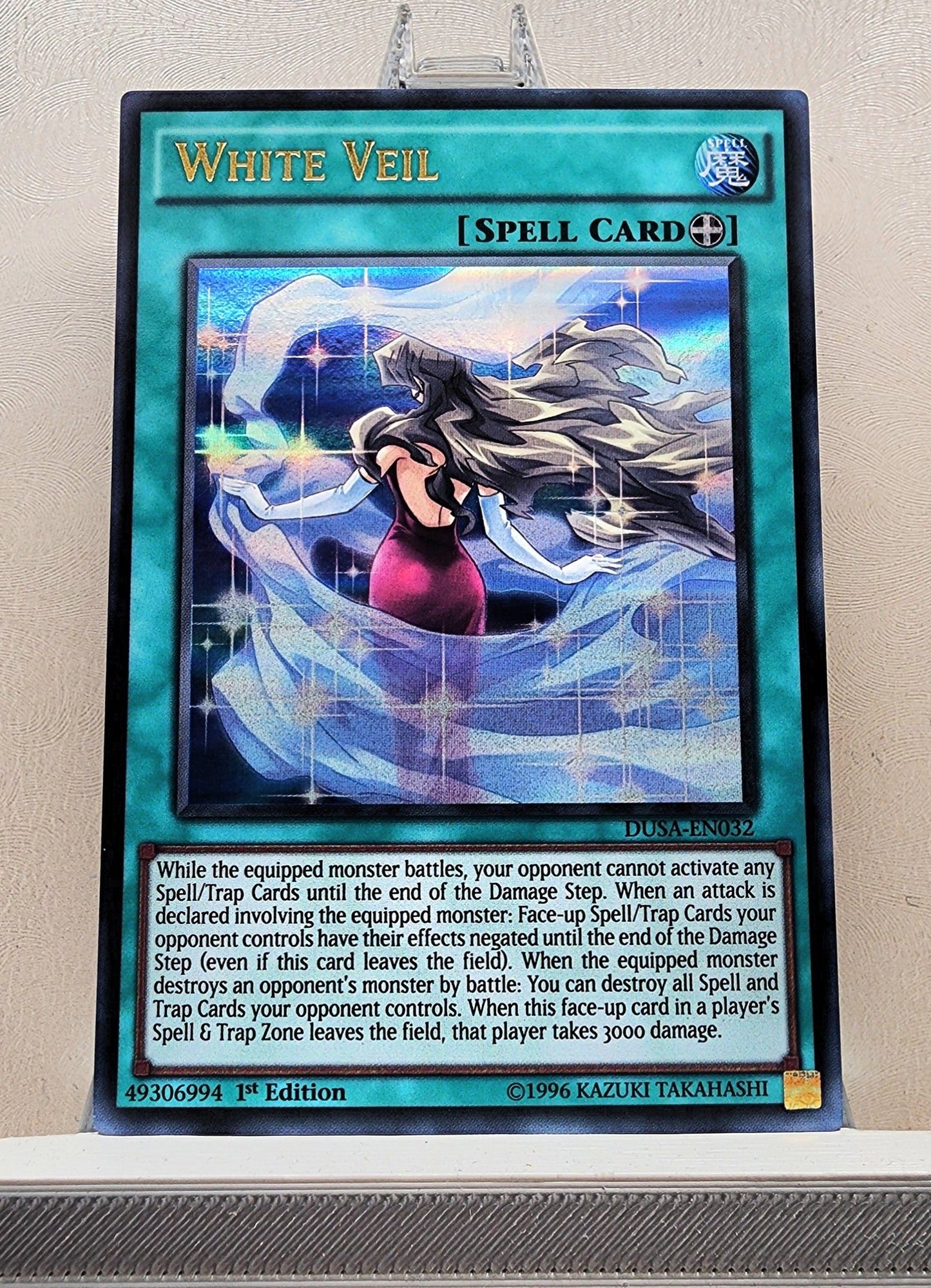 Yugioh! 1x White Veil (DUSA - Ultra Rare) 1st Edition