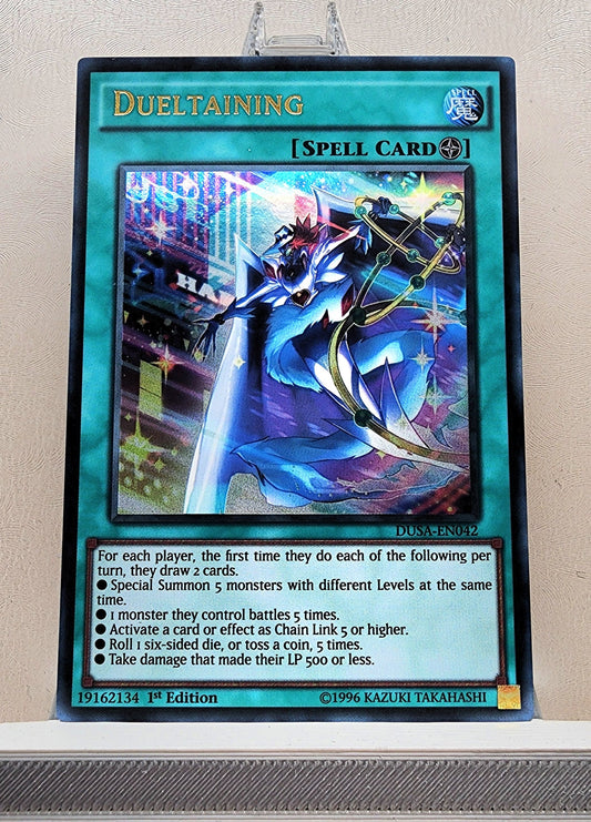 Yugioh! 1x Dueltaining (DUSA - Ultra Rare) 1st Edition