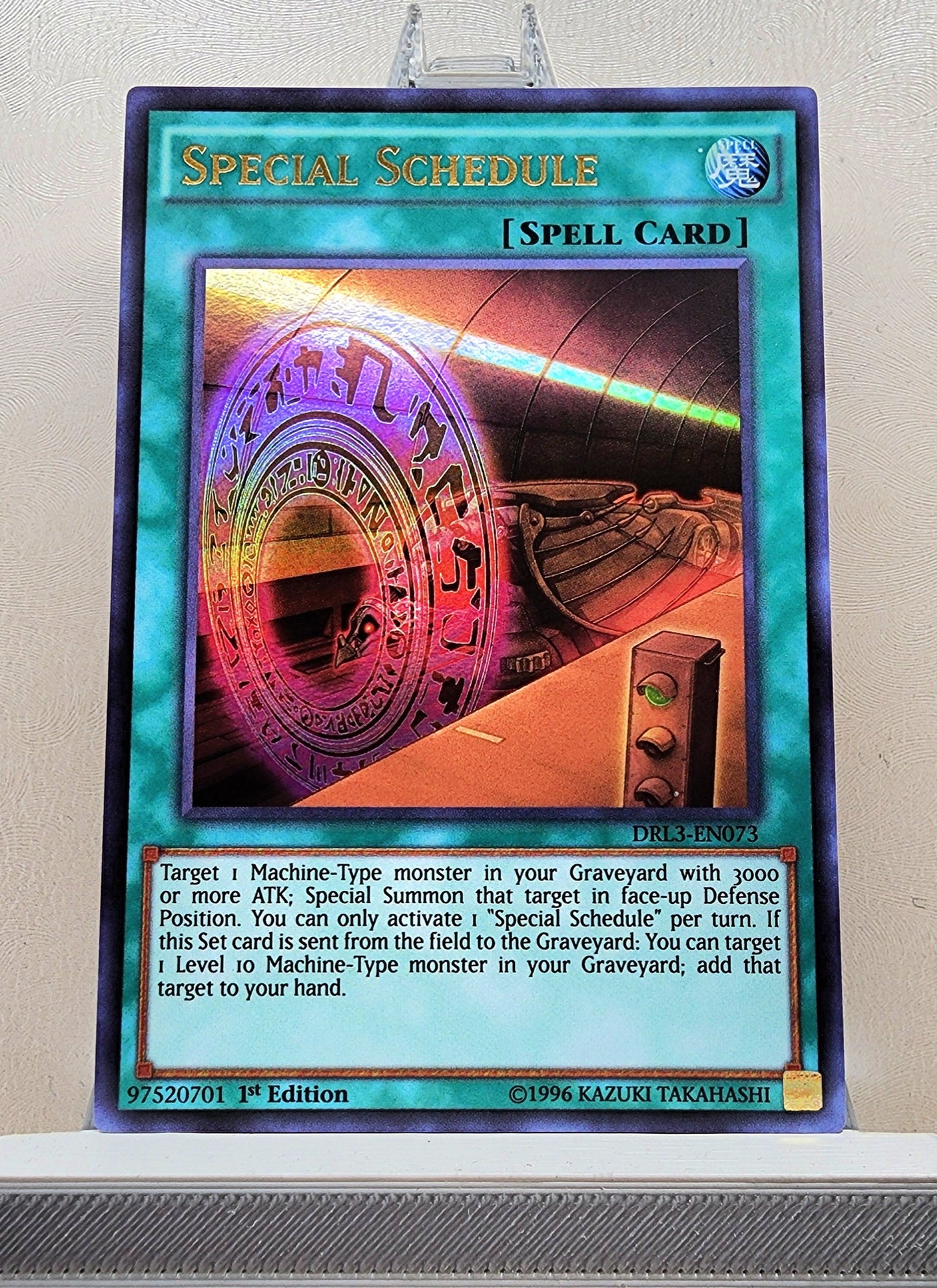 Yugioh! 1x Special Schedule (DRL3 - Ultra Rare) 1st Edition