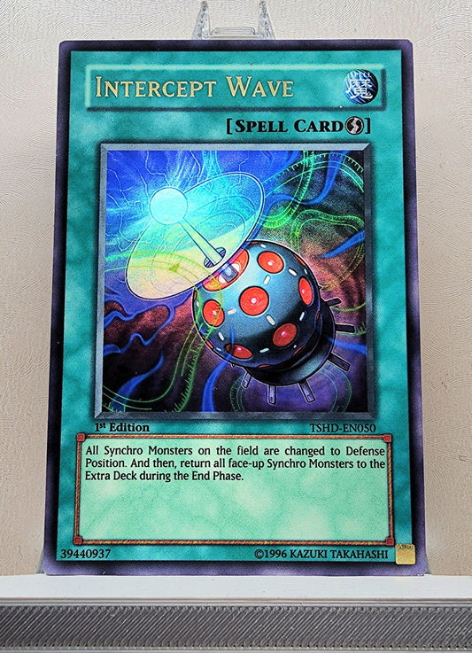 Yugioh! 1x Intercept Wave (TSHD - Ultra Rare) 1st Edition