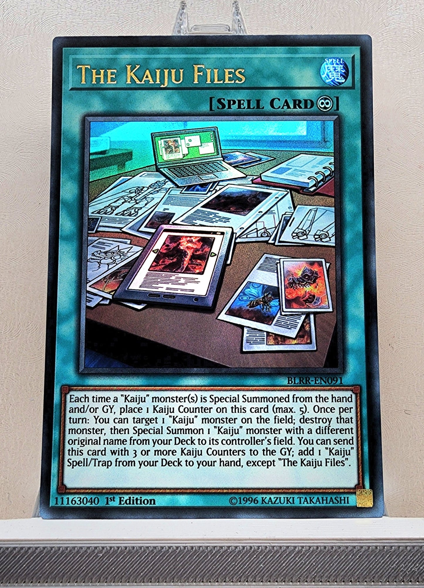 Yugioh! 1x The Kaiju Files (BLRR - Ultra Rare) 1st Edition