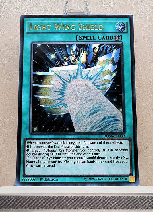 Yugioh! 1x Light Wing Shield (DUSA - Ultra Rare) 1st Edition