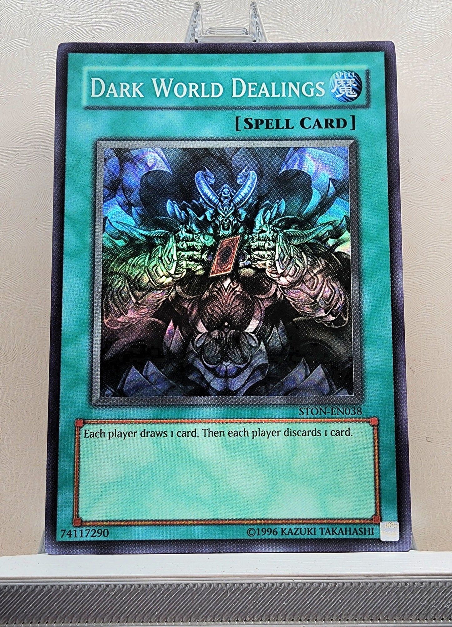 Yugioh! 1x Dark World Dealings (STON - Super Rare) Unli Edition