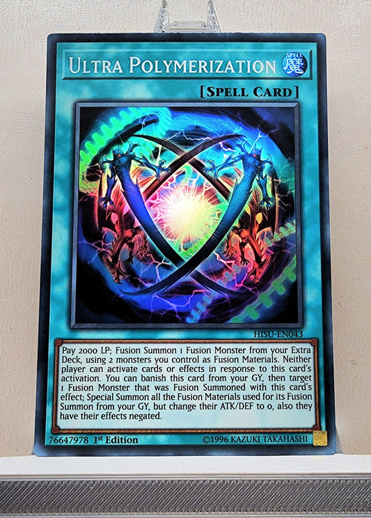 Yugioh! 1x Ultra Polymerization (HISU - Super Rare) 1st Edition