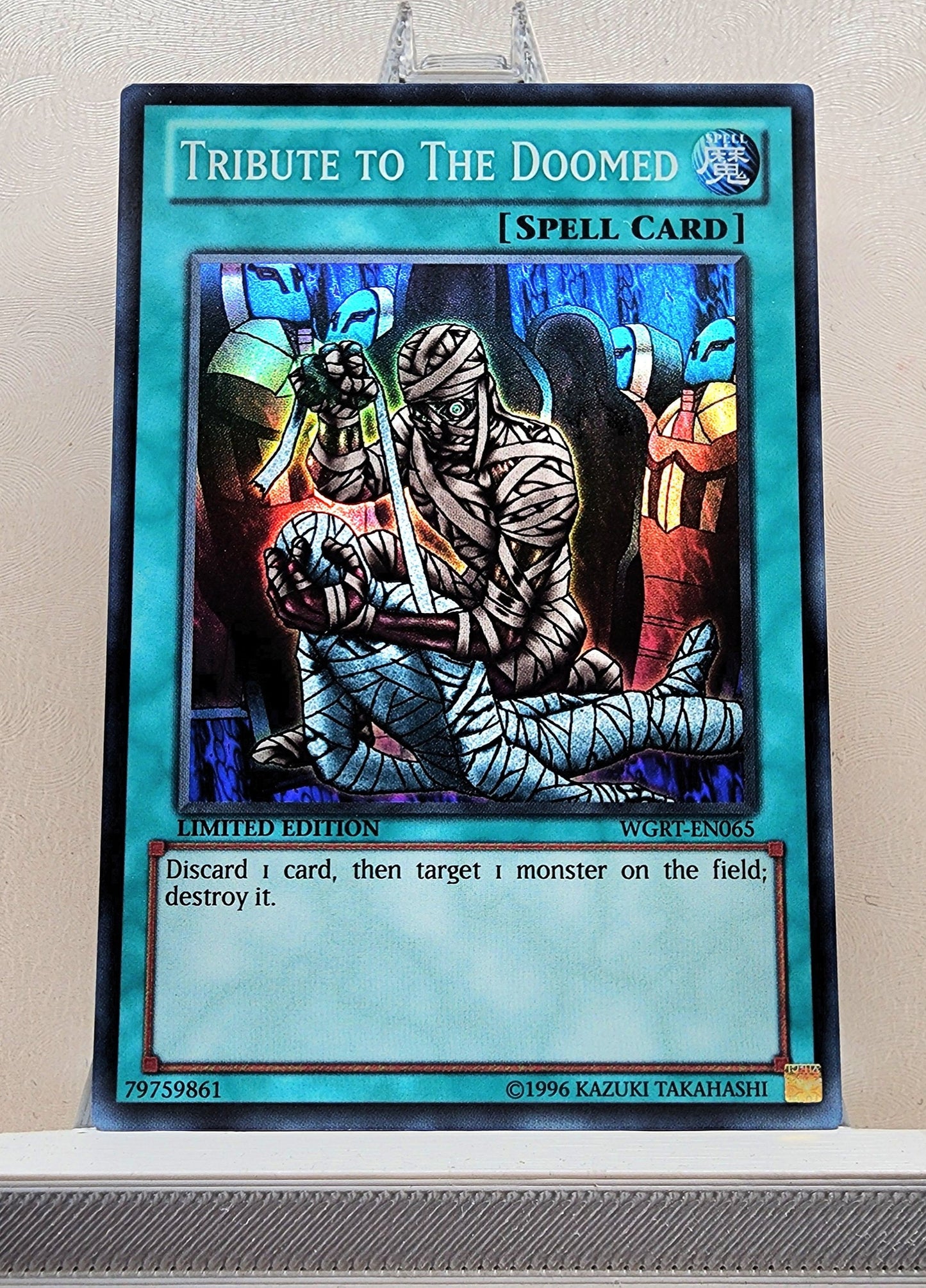 Yugioh! 1x Tribute to the Doomed (WGRT - Super Rare) Limited Edition