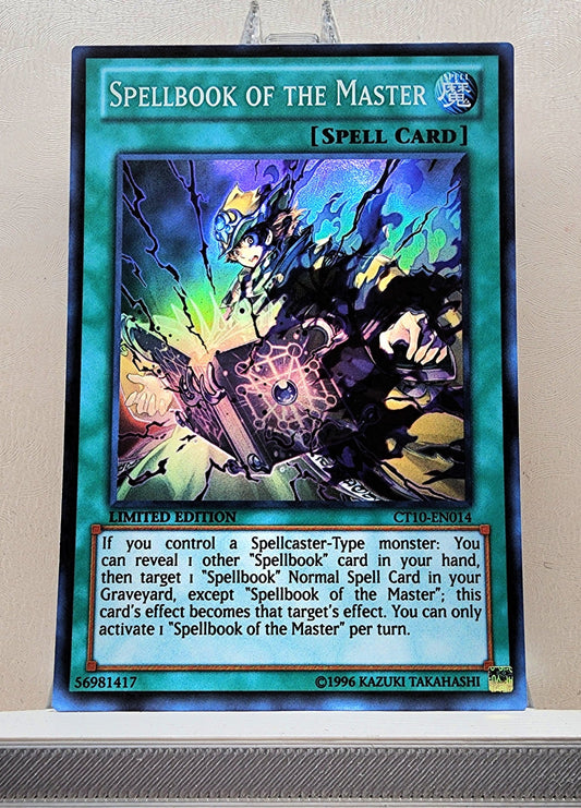 Yugioh! 1x Spellbook of the Master (CT10 - Super Rare) Limited Edition