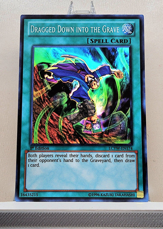 Yugioh! 1x Dragged Down Into the Grave (LCYW - Super Rare) 1st/Unli Edition