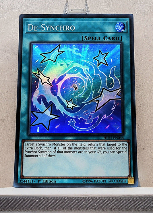 Yugioh! 1x De-Synchro (HISU/LC5D - Super Rare) 1st Edition