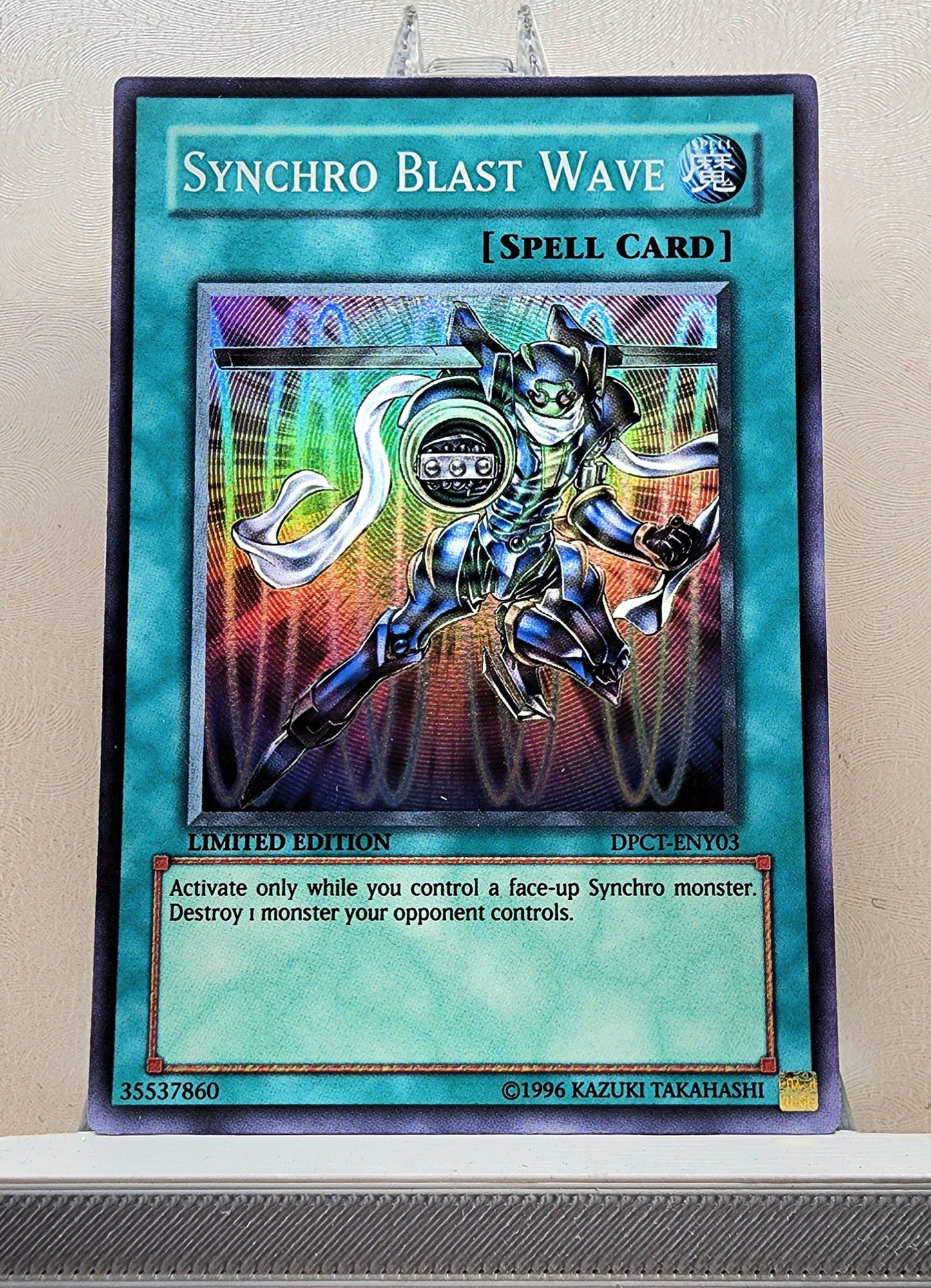 Yugioh! 1x Synchro Blast Wave (DPCT - Super Rare) Limited Edition