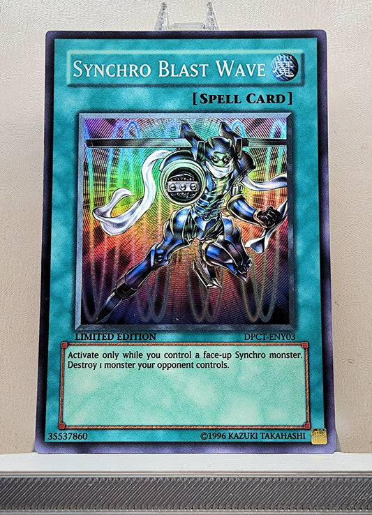 Yugioh! 1x Synchro Blast Wave (DPCT - Super Rare) Limited Edition